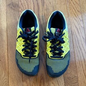 Reebok CrossFit Yellow and Black Running Sneakers